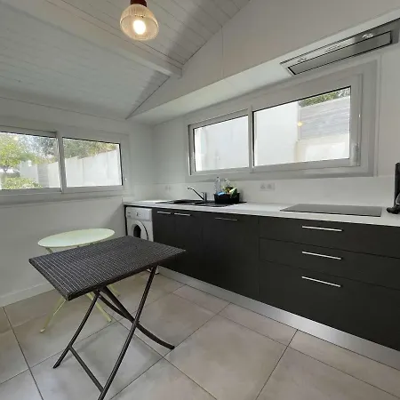 Maison Face Mer Avec Grande Terrasse, Studio Independant Et Parking Prive - Plage Du Pigeonnier - Fr-1-494-166